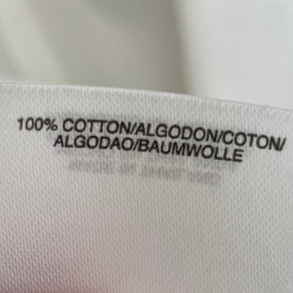 Jones New York Platinum Collection Slvless Button Down Blouse White Sz 10 NWOT - Picture 7 of 8